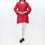 1PC- Solid Georget Chiffon Shirt PW9023