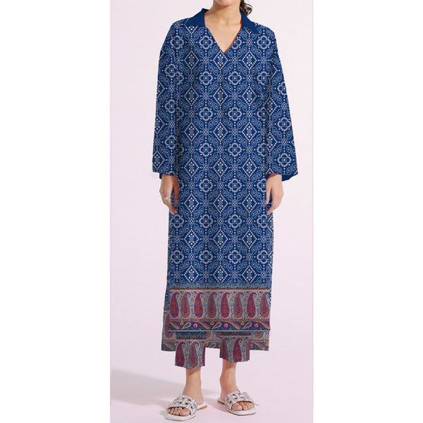2PC- Unstitched Digital Printed Khaddar Suit PW9570