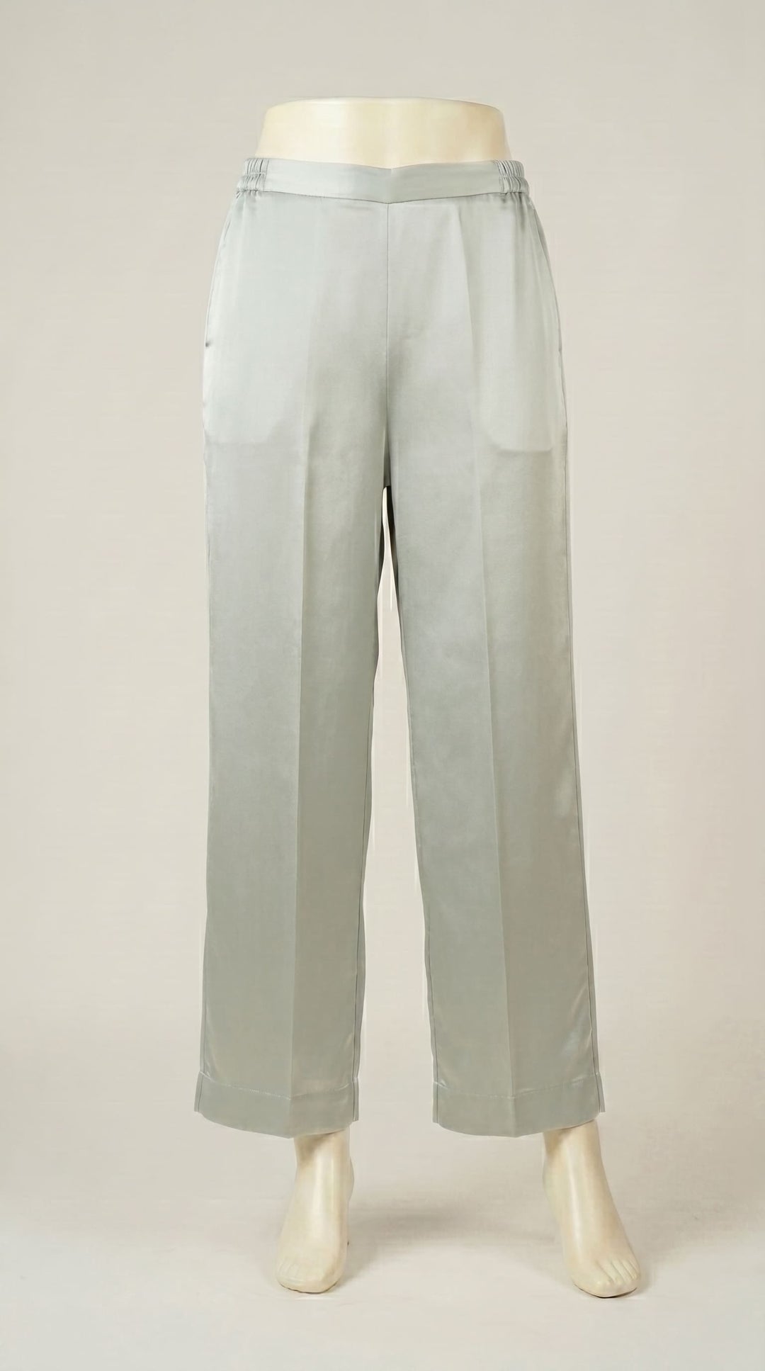Green Plain Cambric Trouser Pl603311