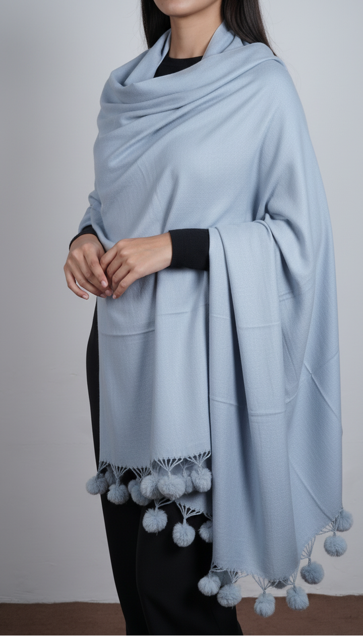 Grey Winter Stole PN5052