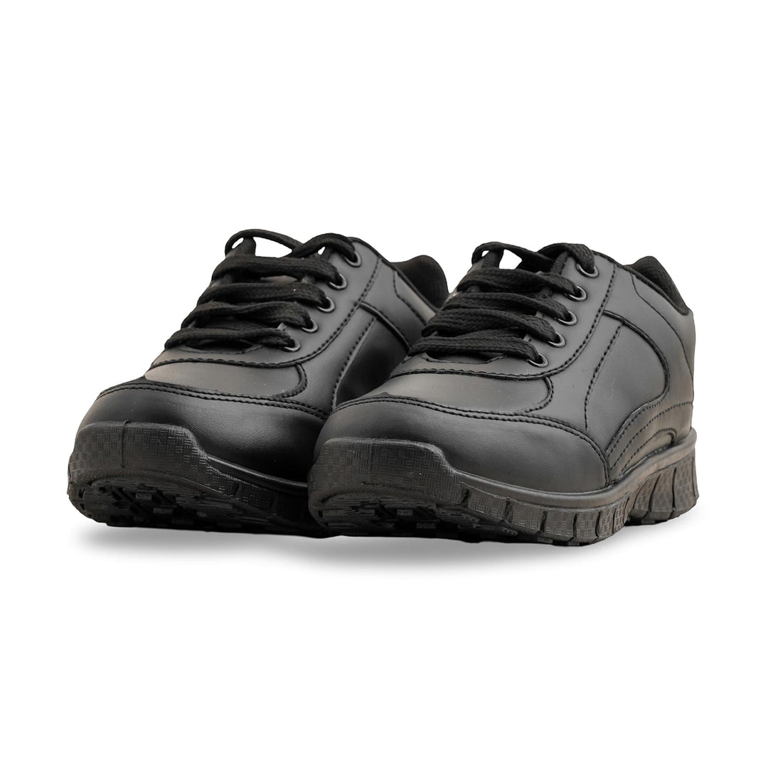 Girls Black Sports Schools Shoes SK0057