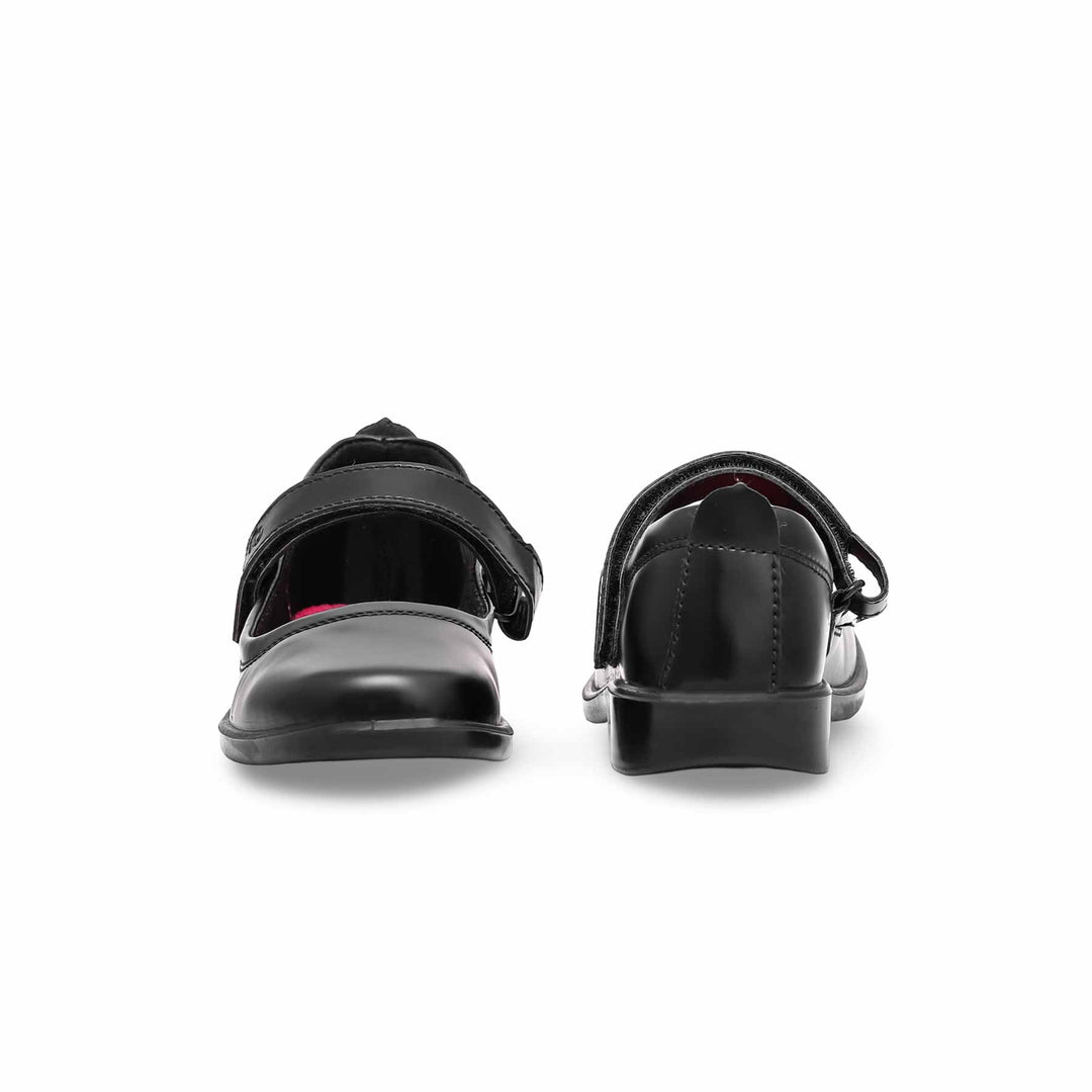 Girls Black Uniform School Shoes SK0061