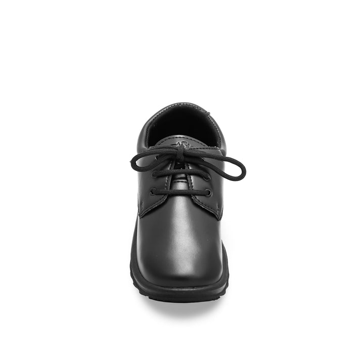 Boys Black Lace Up School Shoes SK1060