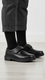 Boys Black Velcro School Shoes SK1076