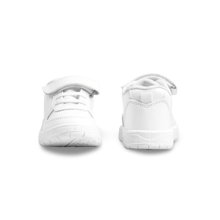 Boys White Sports School Shoes SK1098