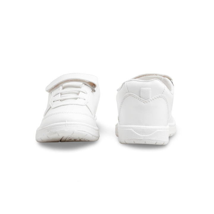 Boys White Sports School Shoes SK1099