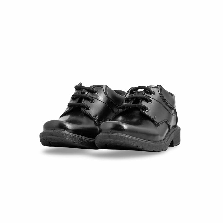 Boys Black Lace Up School Shoes SK1100