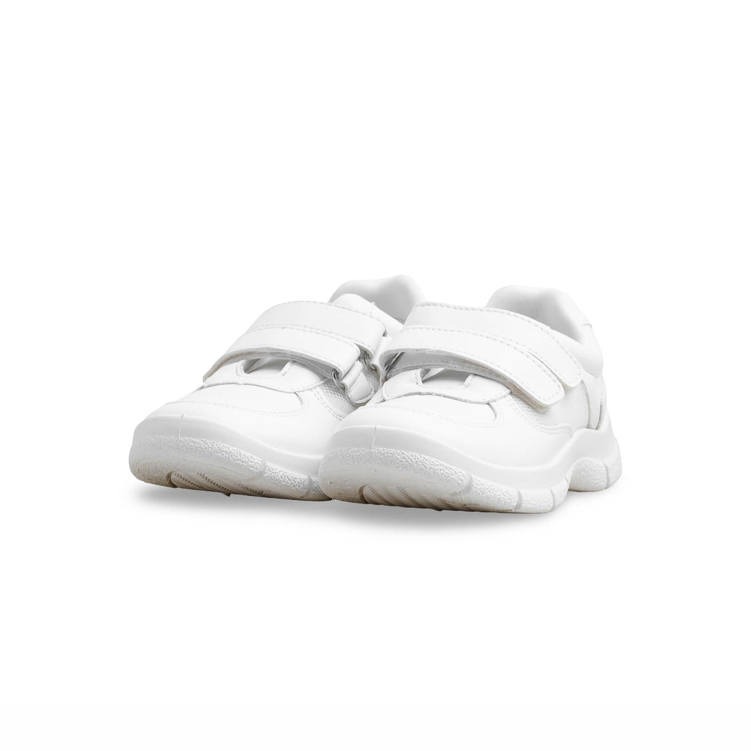 Boys White Sports School Shoes SK1108