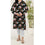 1 قطعة - قميص Unstitched Digital Printed Lawn US5001