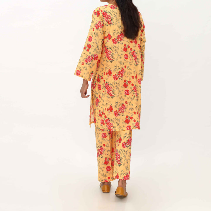 2PC- Unstitched Digital Printed Cambric Suit US5031