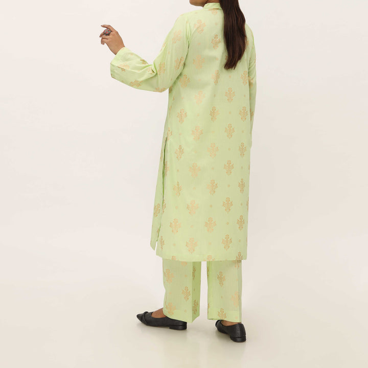 1PC- Unstitched Screen Printed Cotton Shirt US5337
