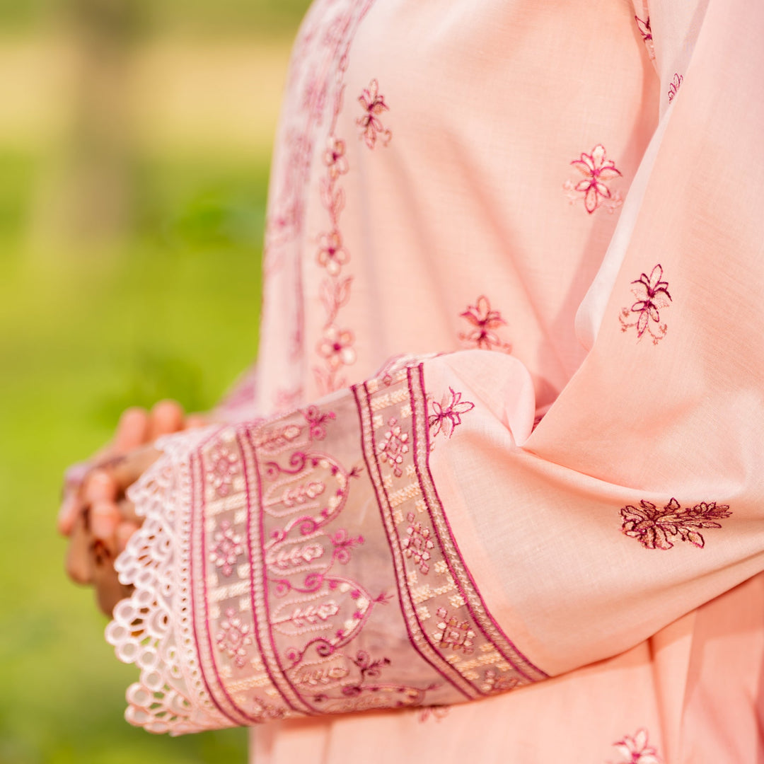 3PC- Unstitched Embroidered Lawn Suit US5352