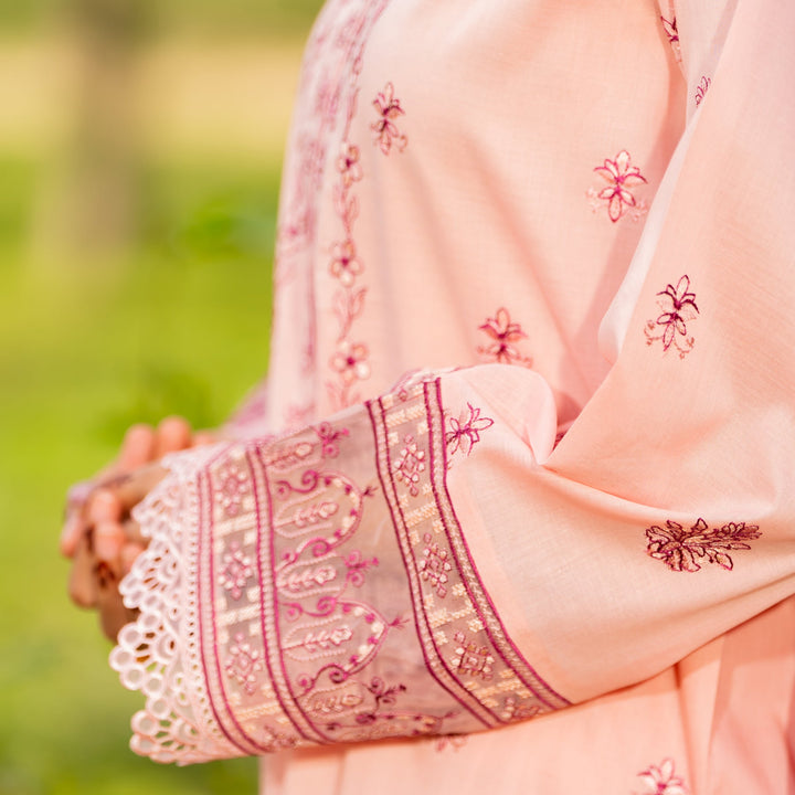 3PC- Unstitched Embroidered Lawn Suit US5352