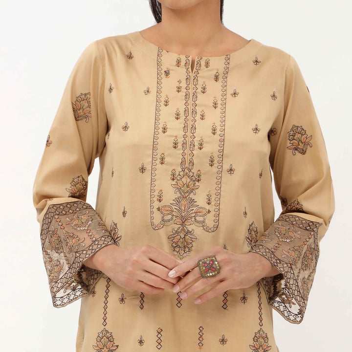 3PC- Unstitched Embroidered Lawn Suit US5354