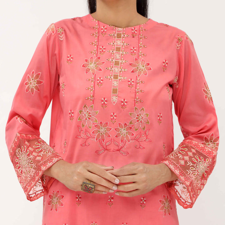 3PC- Unstitched Embroidered Lawn Suit US5359