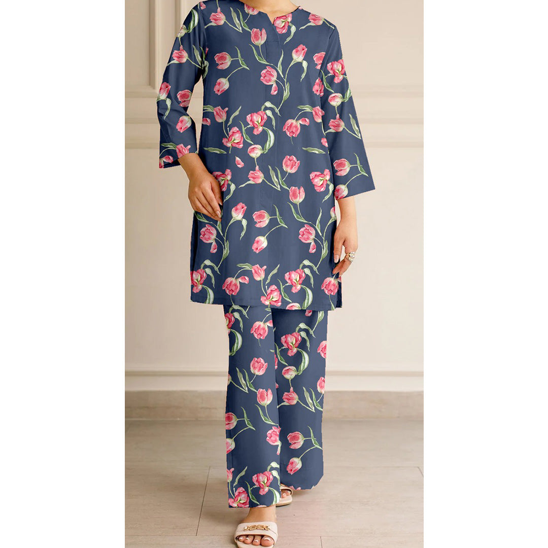 2 PC Unstitched Printed Suit