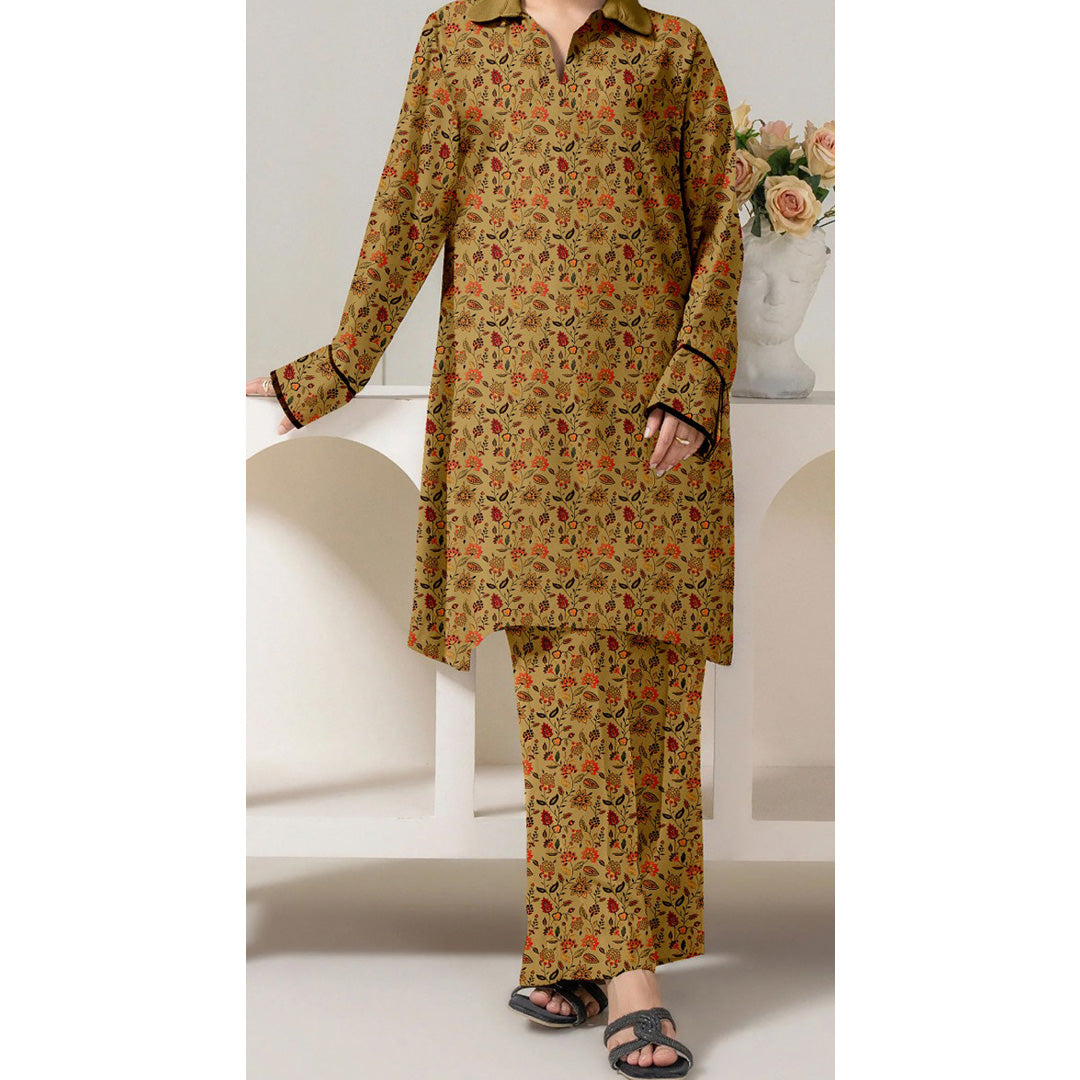 2 PC Unstitched Printed Suit