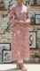 Pink Unstitched Digital Printed Bana Doriya Lawn Shirt US6063