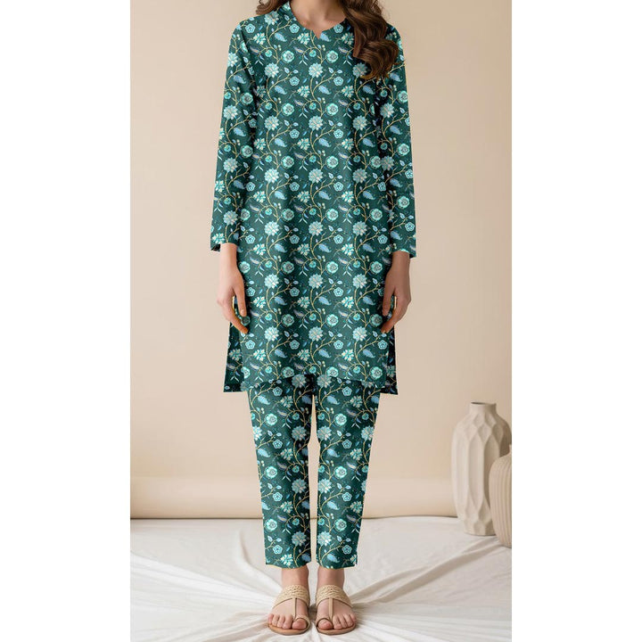 2PC- Unstitched Slub Khaddar Suit UW5042