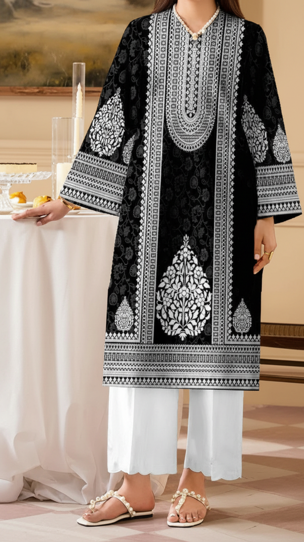 Unstitched Printed Shirt UW5068