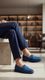 Blue Women Pumps WN1224