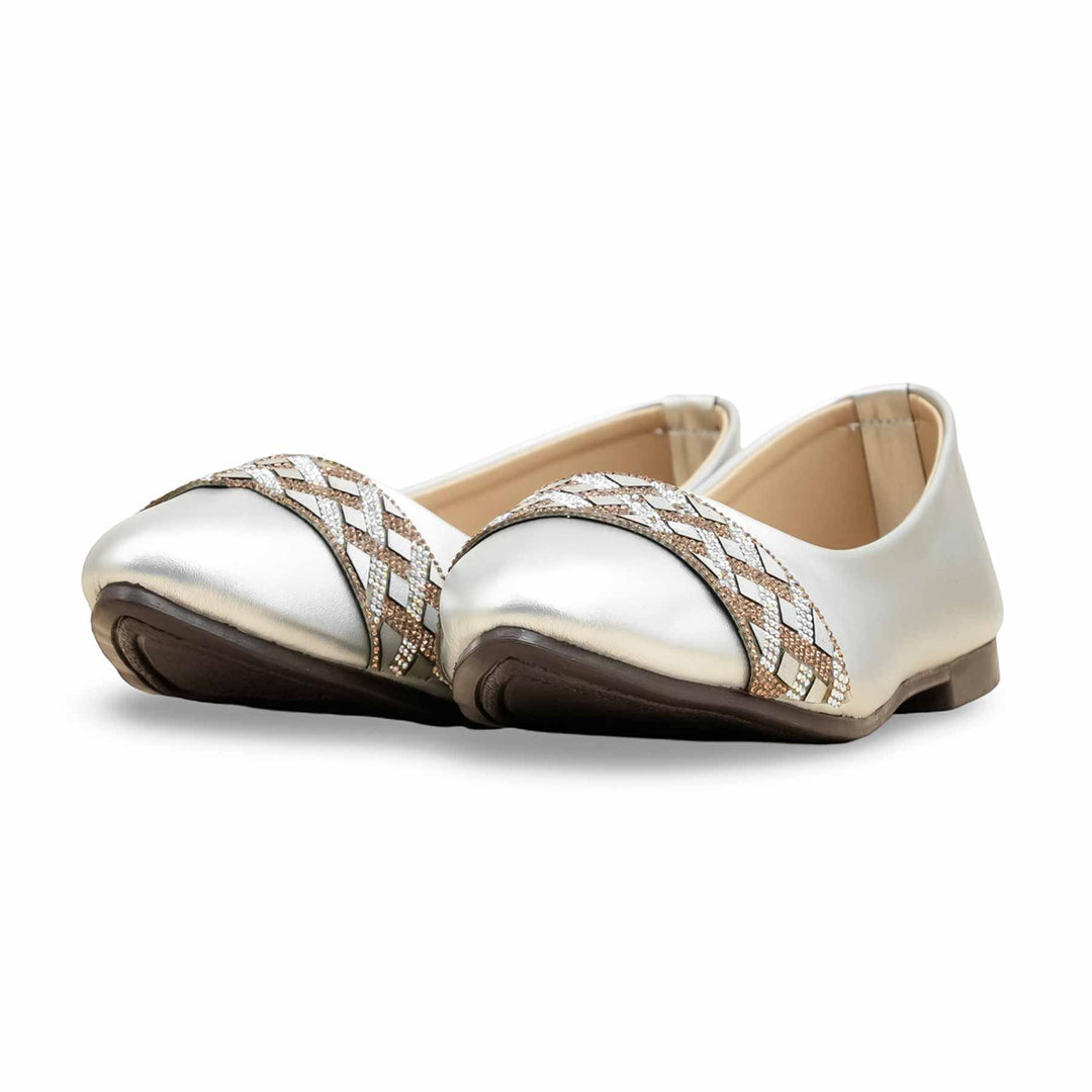 Silver Pumps For Ladies WN1253