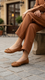 Brown Women Pumps WN1270