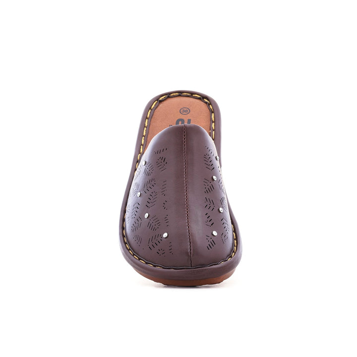 Brown Winter Warm Slipper WN3030