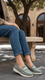 حذاء موكاسين أخضر WN4348