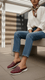 Maroon Moccasin WN4403