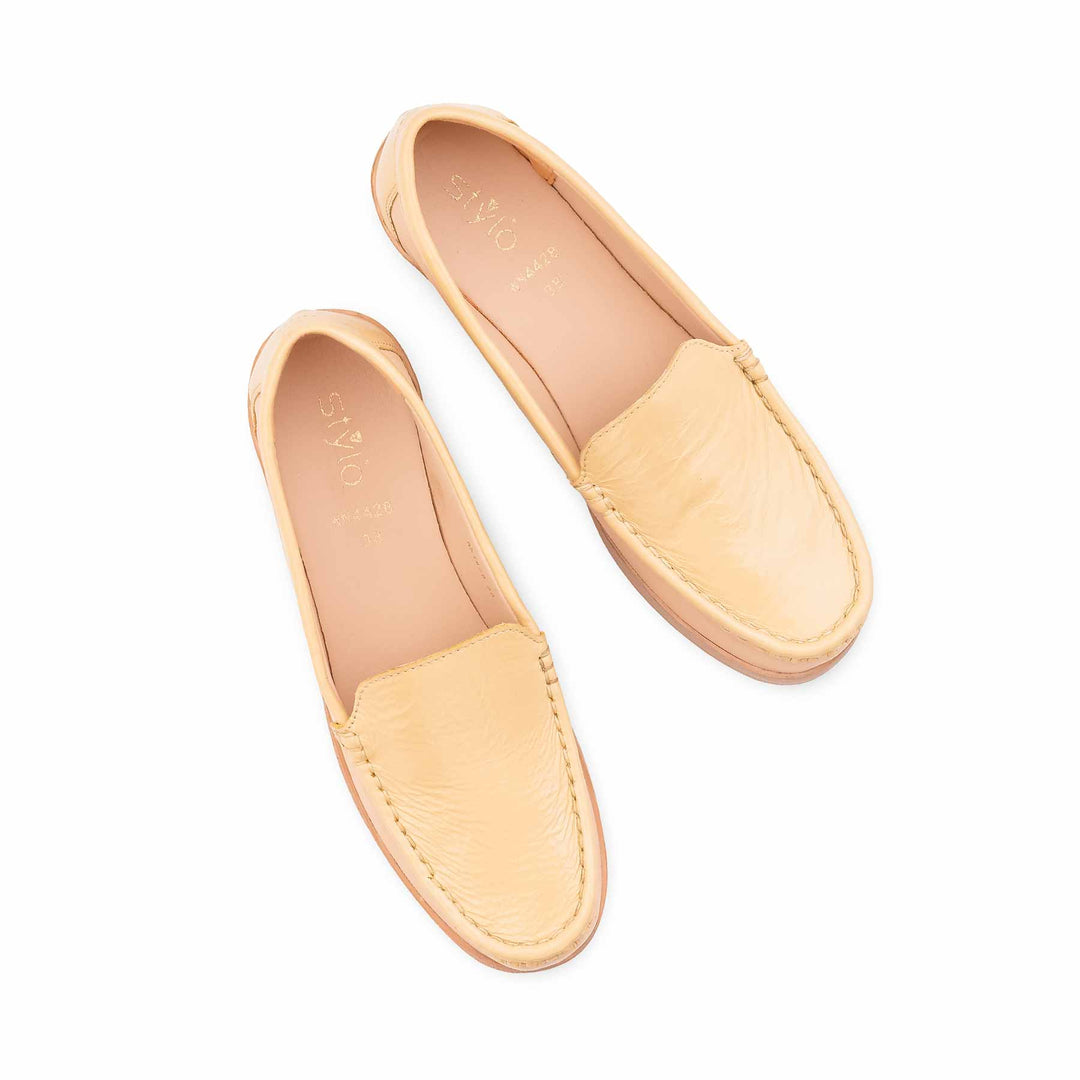 Beige Moccasin For Women WN4428