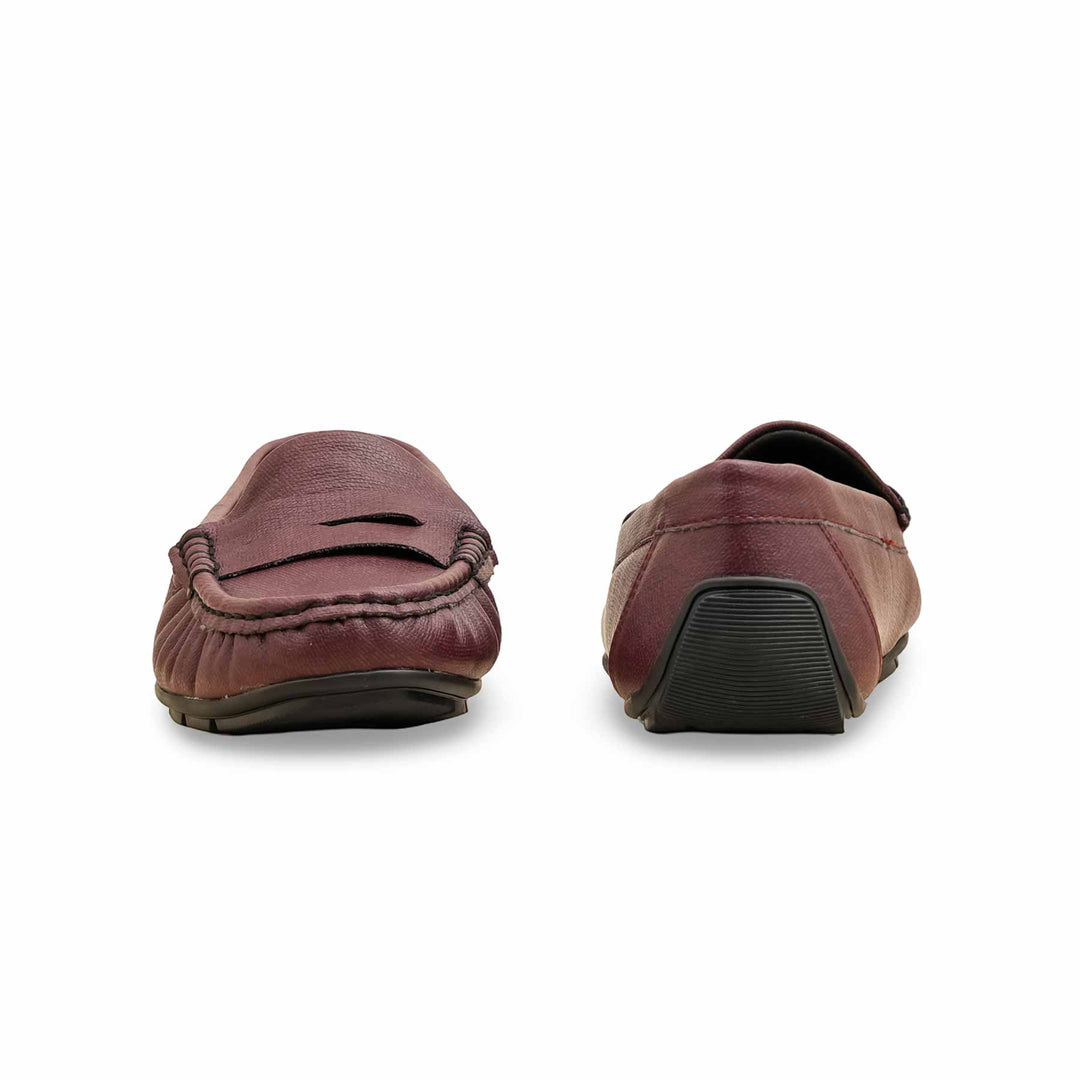 Maroon Moccasin For Women WN4471