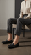 Black Moccasin For Women WN4510