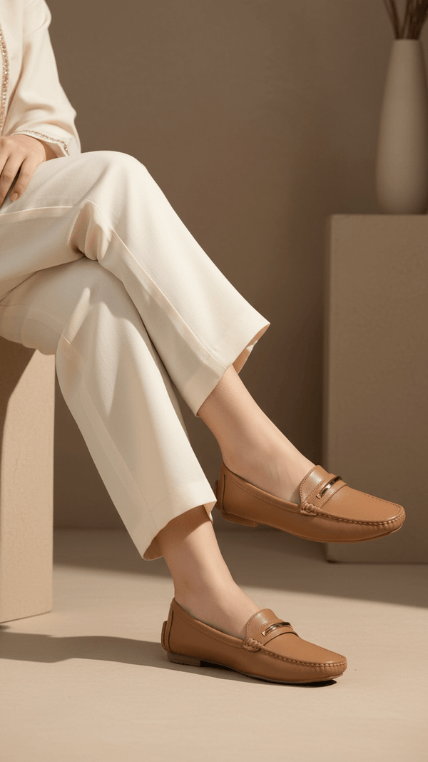 Brown Women Moccasin WN4511