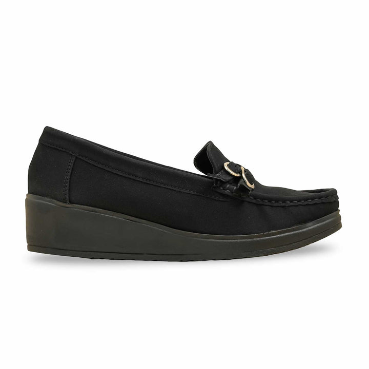 Black Moccasin For Ladies WN4530