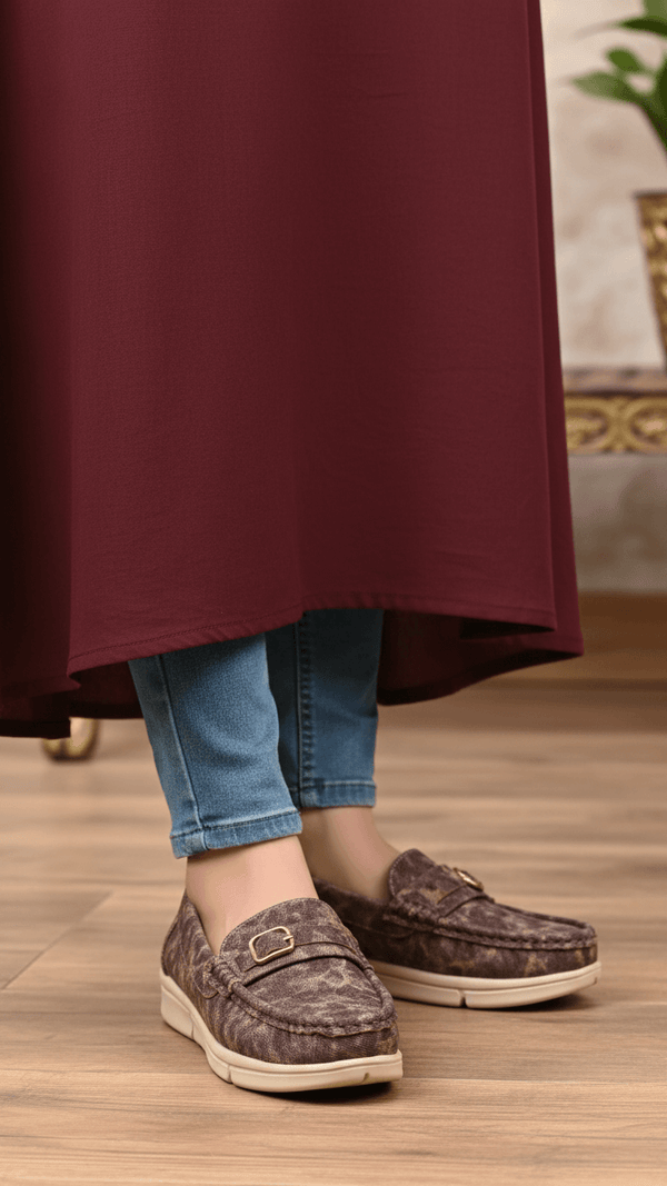 Brown Women Moccasin WN4536