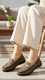 Olive Women Moccasin WN4548