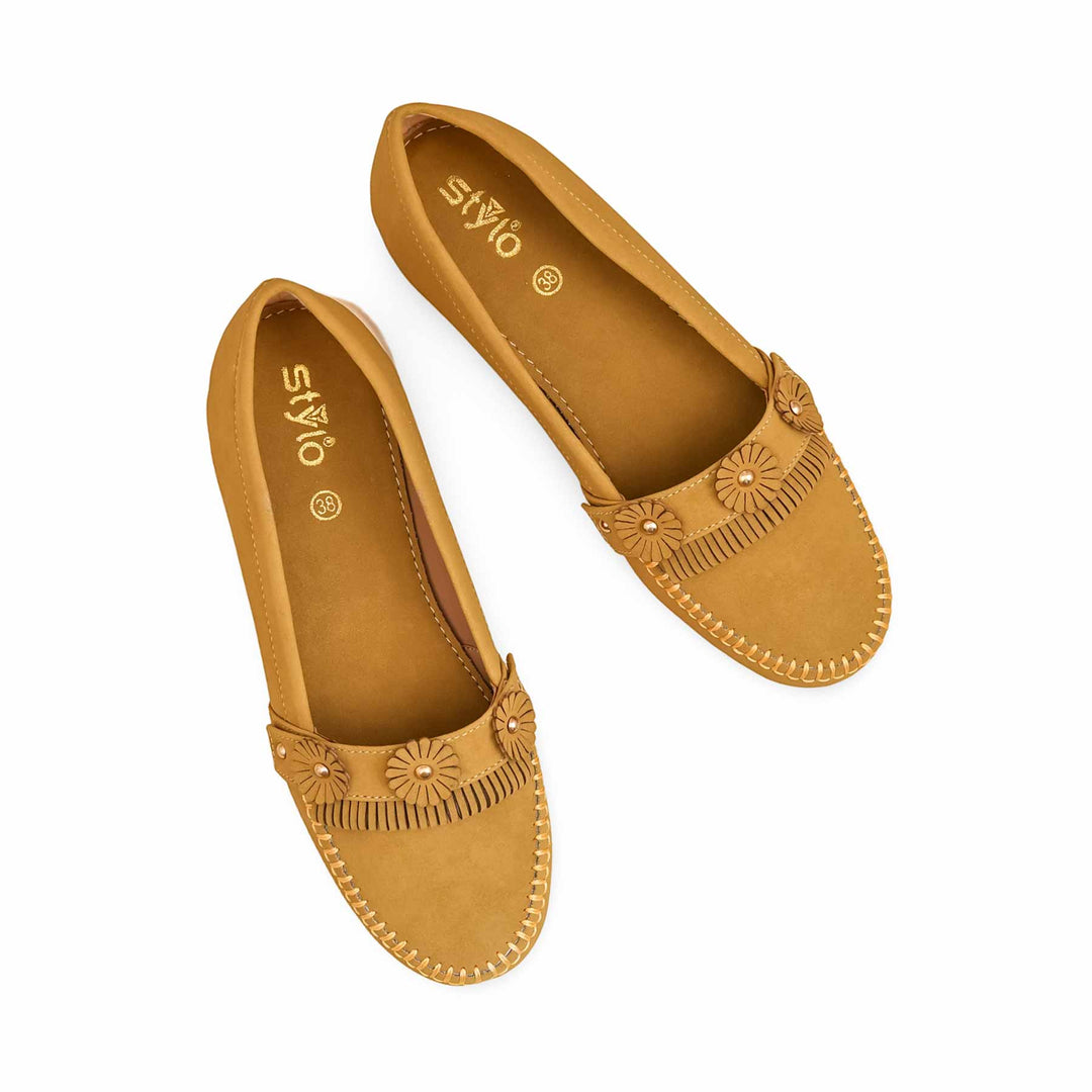 Mustard Moccasin For Ladies WN4558