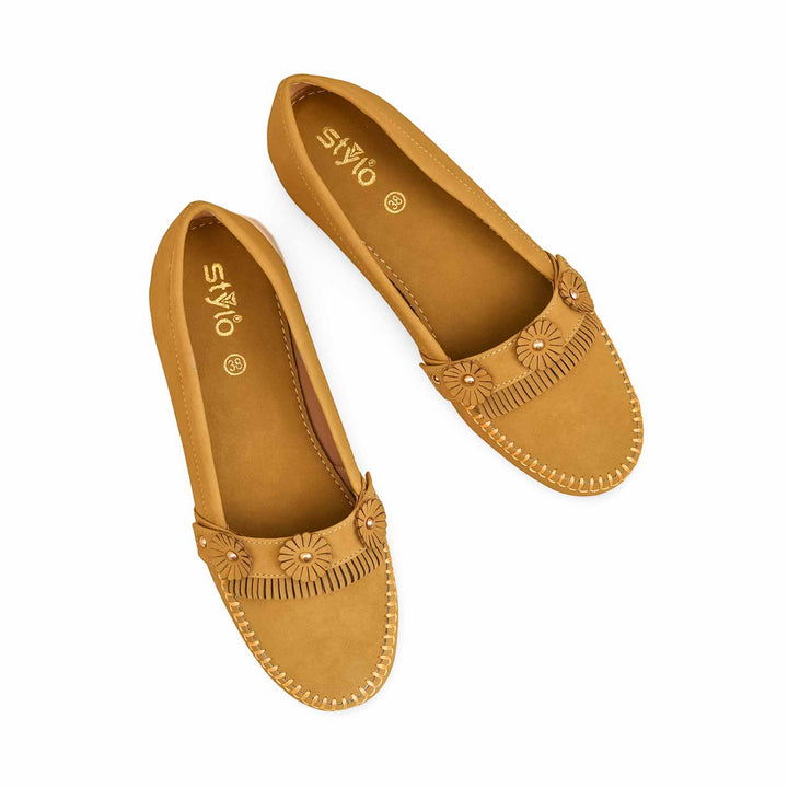 Mustard Moccasin For Ladies WN4558
