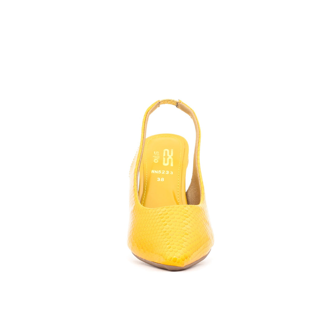 Yellow Winter Back Open WN5233
