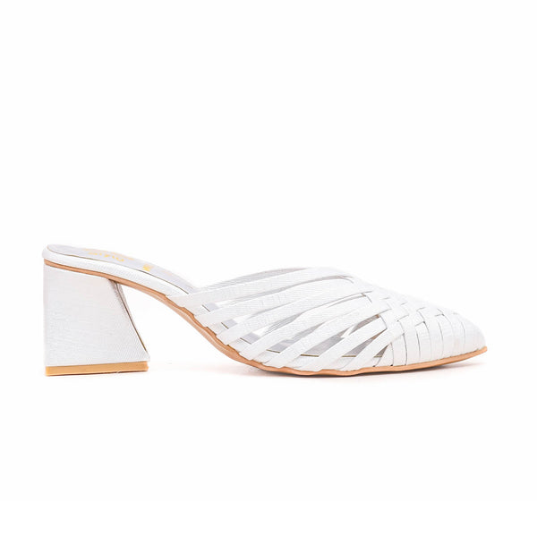 White Back Open Heels WN5310