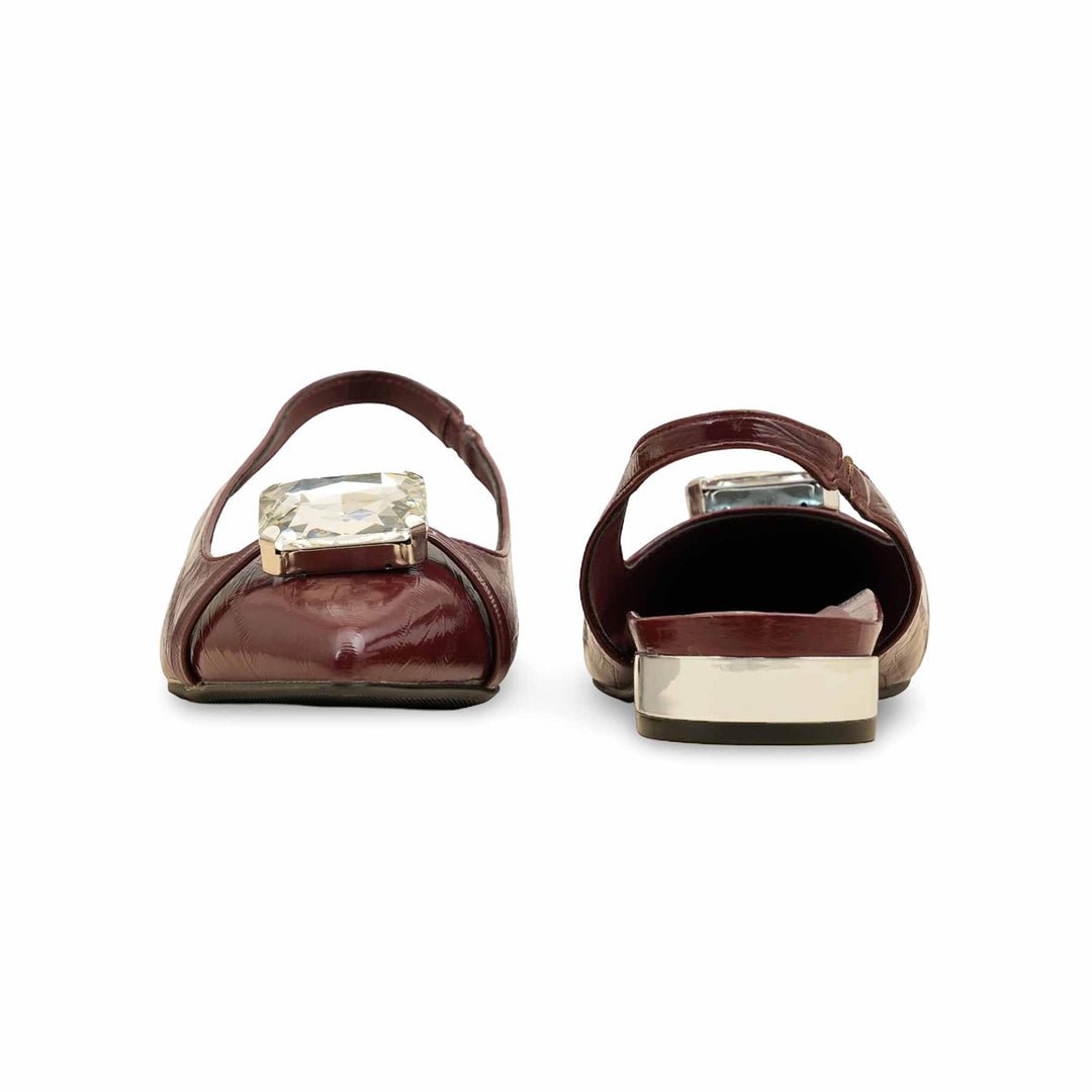 Maroon Back Open For Women WN5439