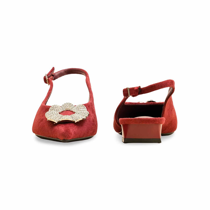 Maroon Back Open For Women WN5449