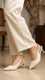 Beige Back Open For Women WN5451