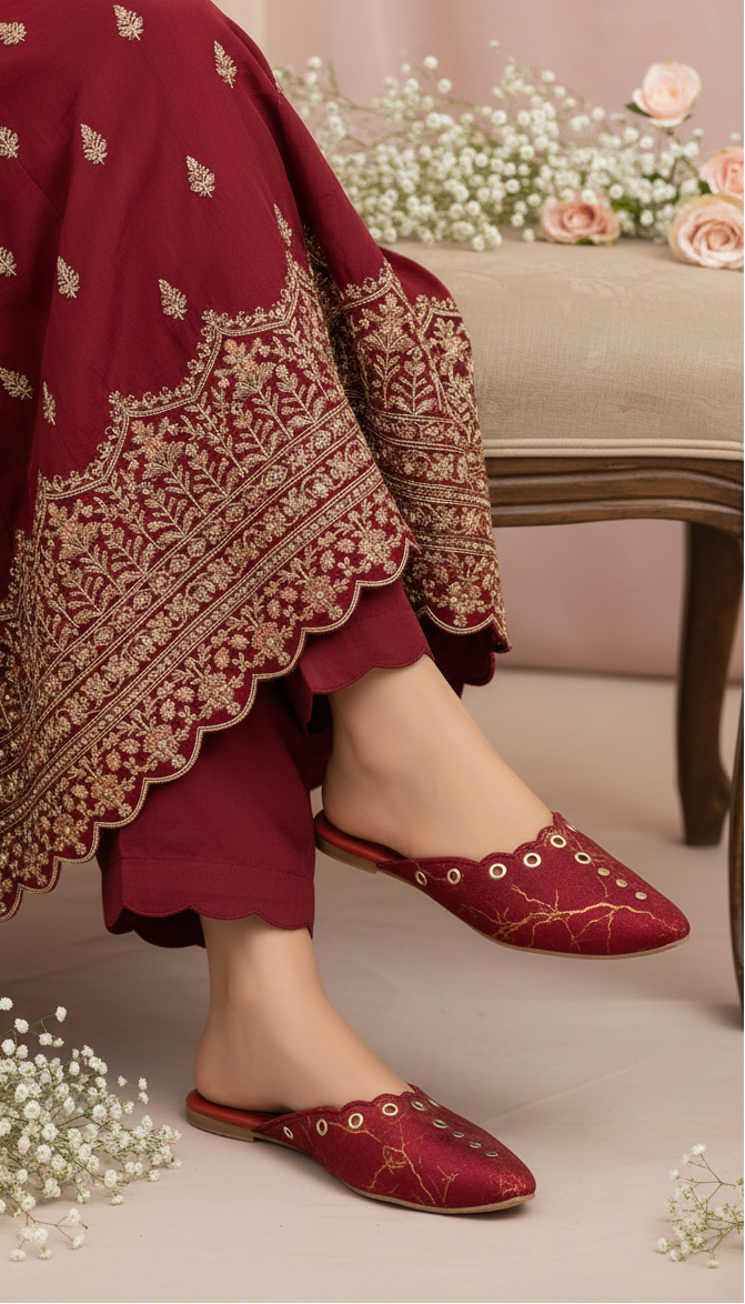 أحمر غامق بظهر مفتوح WN5485