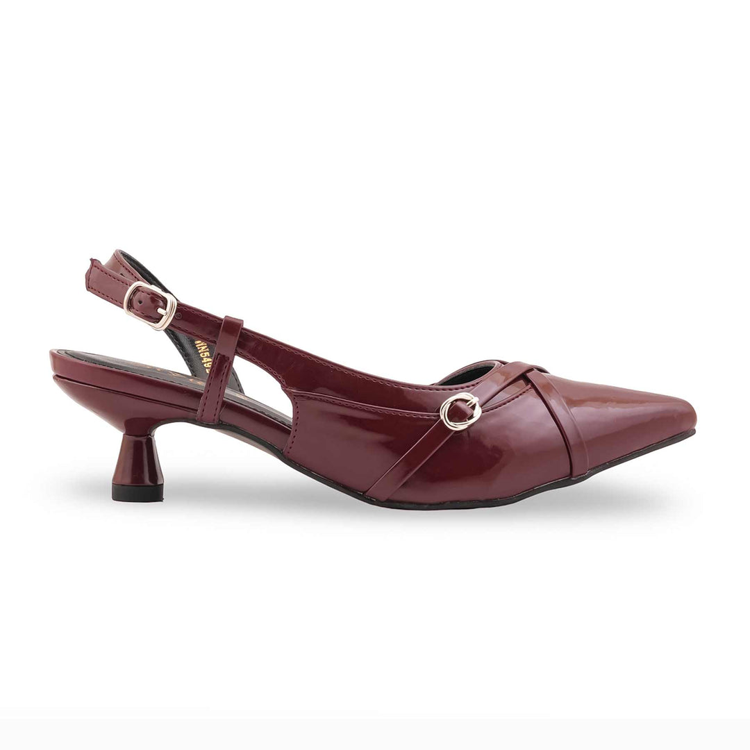 Maroon Back Open For Ladies WN5492
