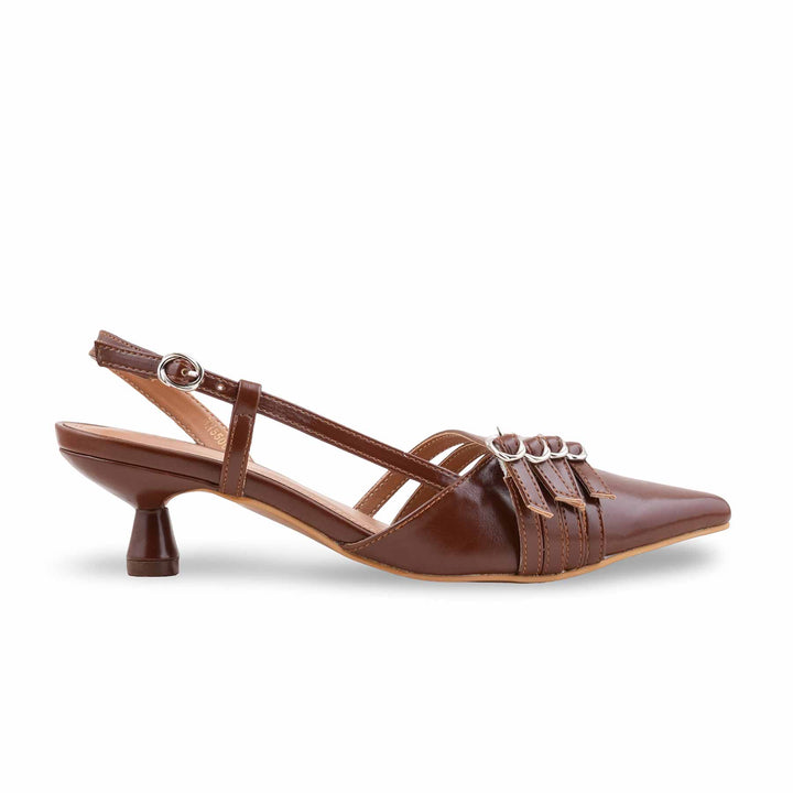 Brown Back Open For Ladies WN5506