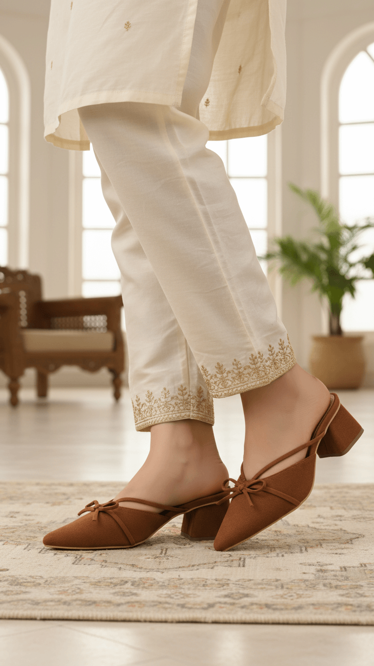 Brown Back Open For Women WN5510
