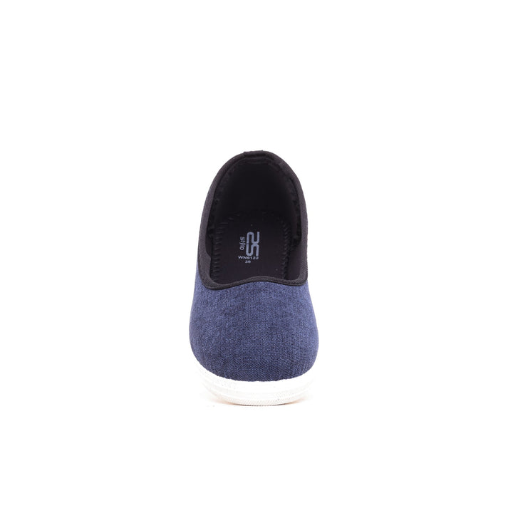 Blue Canvas Slip On WN6122