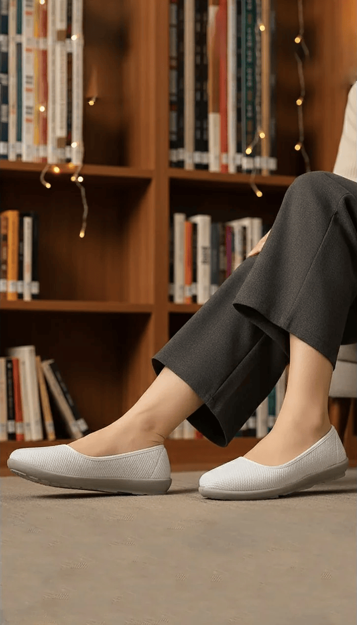حذاء أبيض رياضي كاجوال WN6202